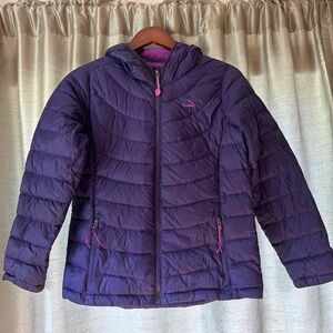 LL Bean stow away puffer jacket